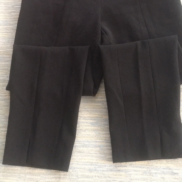 St. John Caviar Slit Front Black Capri Pants - Picture 3 of 6